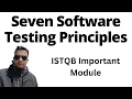 Seven Principles of Software Testing ISTQB Testing Tutorial Shailesh Kumar