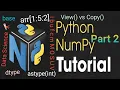 Python Data Science Numpy - Part 2 Tek Solutions