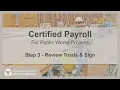 Step 3 - Review Totals Sign