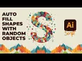 How to Make Random Abstract Pattern Using Fillinger Script Adobe Illustrator Tutorial