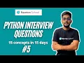 Hindi Python Interview Questions - Part 5 Python interview questions for freshers Newton School