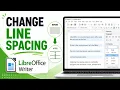 How to Change Line Spacing in LibreOffice Writer
