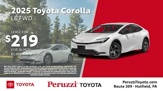 Peruzzi Toyota - March 2025 Special Offers