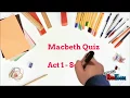 Macbeth Act 1 Scene 1 Quiz