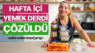 Tek Seferde Hallet, 5 Gün Rahat Et! Hafta İçine 5 Günlük Yemek Planı 🗓️ Meal Prep - Menü Hazırlığı