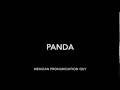 Download Lagu How to Pronounce Panda
