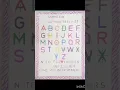 Alphabet Symmetry Line