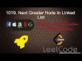 1019 Next Greater Node In Linked List Medium Level Interview Question Full Explanation in Python