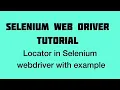 Learn Locators in Selenium Webdriver with examples Selenium Webdriver with Java Tutorials