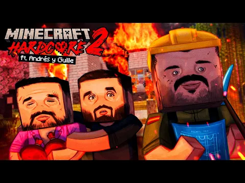 Video Thumbnail: QUE ALGUIEN PARE A ANDRÉS POR FAVOR!!!! 😭 - Minecraft Hardcore 2 ft. Andrés y Guille #3