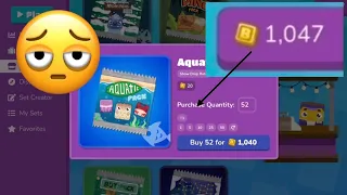 1 000 coins on aquatic pack in blooket