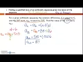 Finding a specified term of an arithmetic sequence given two terms of the sequence