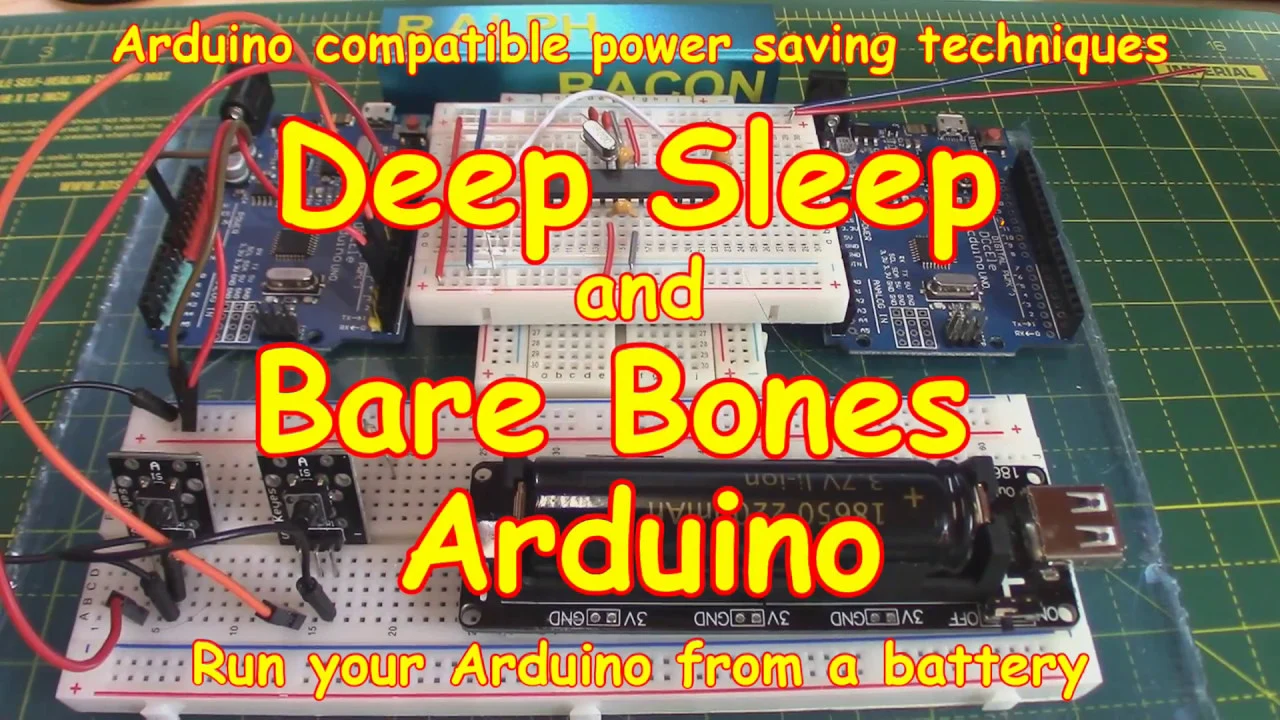#116 Deep Sleep 💤 Bare-Bones Arduino (using wake up ⏱️ TIMER)