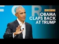 Download Lagu Obama Claps Back At Trump | The View