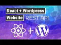Create a Wordpress Website using React Wordpress RESTFUL API with React w Frontity