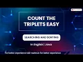 Count The Triplets Easy Module Searching And Sorting In English Java 21