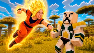 AGORA O NAPPA CAI! Virei SAIYAJIN e aprendi a VOAR com muito esforço! - Dragon Ball Minecraft