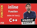 Inline Function In C Syntax With Example Explain In Hindi By Nirbhay Kaushik