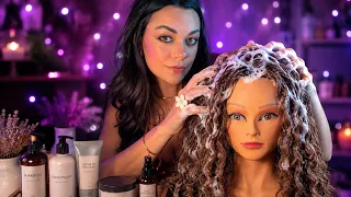 ASMR: Lavando E Finalizando Seu Cabelo Até Você Dormir 🚿😴 