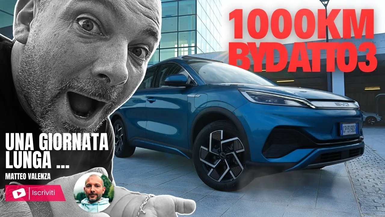 BYD Atto 3 in autostrada: consumi regolari, ricarica poco costante