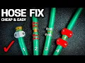 How to REPAIR GARDEN HOSE in SECONDS - 3 EASY WAYS