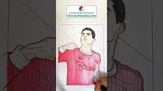 Cristiano Ronaldo Coloring Pages So Cool