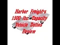 Review on Harbor Freight s 1500 lbs Capacity Vehicle Dollies