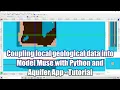 Coupling local geological data into Model Muse with Python and Aquifer App - Tutorial