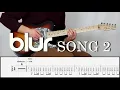 BLUR - SONG 2 | Guitar Cover Tutorial (FREE TAB)