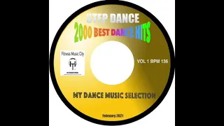 Download 2000 Best Dance Hits Step Dance Vol 1 Bpm 136 Fitness Music City February 2021 MP3