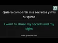 Carla Morrison - Compartir Lyrics English Translation - Spanish and English Dual Lyrics