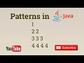 Java printing number pattern - Part 4