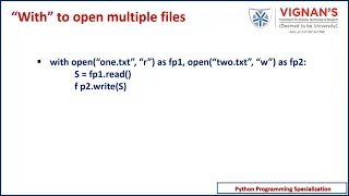 Python Opening Files using with keyword