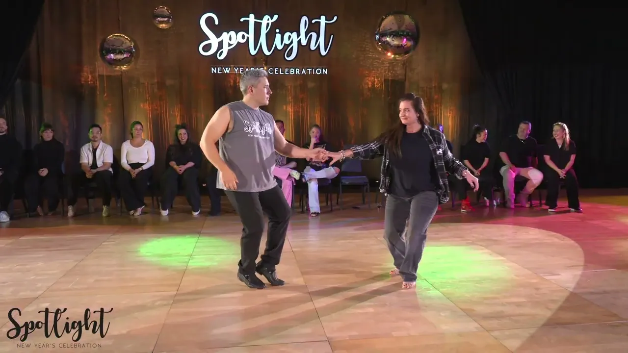 Spotlight New Year's Celebration 2025/2026 Open Strictly Swing Brennar Goree & Jennifer DeLuca