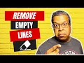 NOTEPAD Remove or Delete Empty Lines with A SINGLE CLICK Without Regular Expression