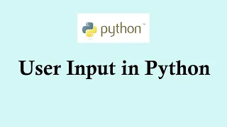 Python basic course User input in Python