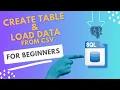 3 Create Table Import Data using PostgreSQL features Data Analysis with SQL