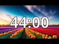 44 Minutes Timer with Music Spring Timer