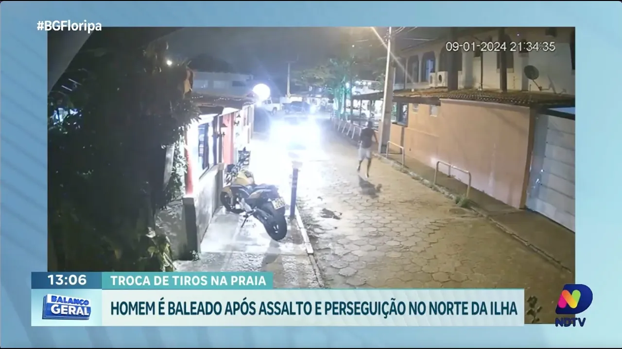 Perseguição policial termina em tiroteio após assalto no Norte da Ilha