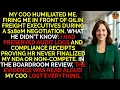 Download Lagu Humiliated During a $180M Meeting — My Compliance Receipts Triggered a Boardroom Explosion 💼