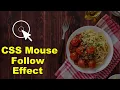 CSS mouse follow Cursor animation effect JavaScript mouse follow animation effect Cyber Warriors