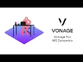 Vonage Integration Suite Vonage For MS Dynamics
