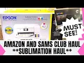AMAZON SAMS CLUB HAUL SUBLIMATION HAUL CHECK IT OUT