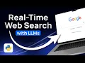 How to Combine RAG with Real-Time Web Search Single Page Search Allowed Domains
