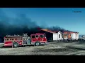Rosamond CA - Fast moving Holiday fire burns over 300 acres destroys homes