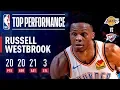 Russell Westbrook Becomes 2nd-EVER To Post 20r In A Game April 2 2019