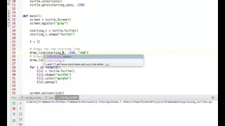 5 Racing Turtle Arrays and For Loops