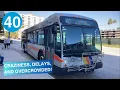 Riding Broward County Transit Bus 40 The Galleria at Fort Lauderdale to Lauderhill Transit Center