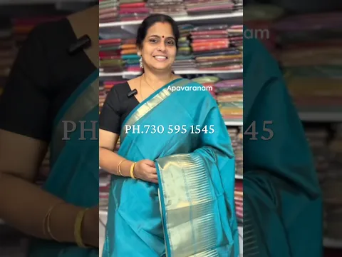 Semi Tussar sarees | Apavaranam #shortsvideo #saree 