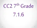 CC2 7 1 6 Lesson Homework Help CPM